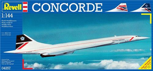 1:144 Revell 04257 Concorde British Airways Plastic Modelbouwpakket