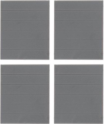 Faller - 4 Gesloten wandelementen, Goldbeck - modelbouwsets, hobbybouwspeelgoed voor kinderen, modelverf en accessoires