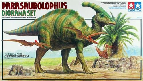 1:35 Tamiya 60103 Parasaurolophus - Diorama Set Series NO.3 Plastic Modelbouwpakket