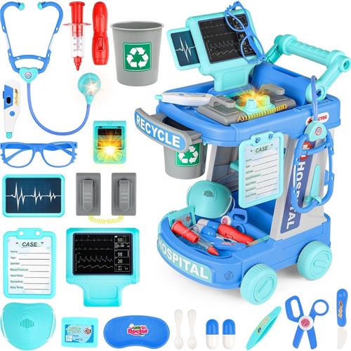 Equivera Dokterset Speelgoed - Doktersset - Speelgoed Doktersset - Dokterskoffer - Rollenspel - Cadeau