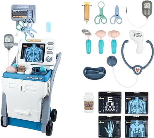 Equivera Dokterset Speelgoed - Doktersset - Speelgoed Doktersset - Dokterskoffer - Rollenspel - Cadeau