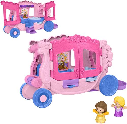 Fisher-Price Little People Disney Princess Pull-Along Musical Carriage