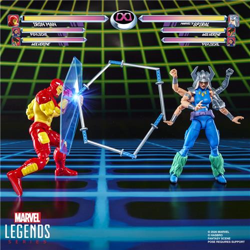 Marvel Legends Series - Marvel Games Iron Man vs Marvel Spiral - Actiefiguur 15cm