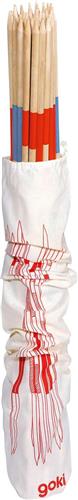 MIKADO L46xdiam.0,6cm, 41 stokjes, in katoenen zakje, 5+