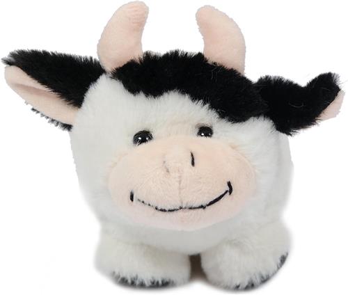 PIA Soft Toys Pluche knuffeldier Koe in Balvorm - 15 cm