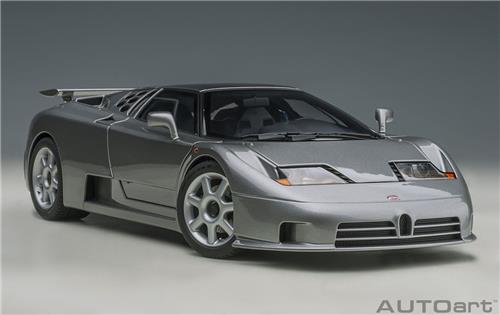 AUTOart 1/18 Bugatti EB110 SS, Grigio Metallizzato