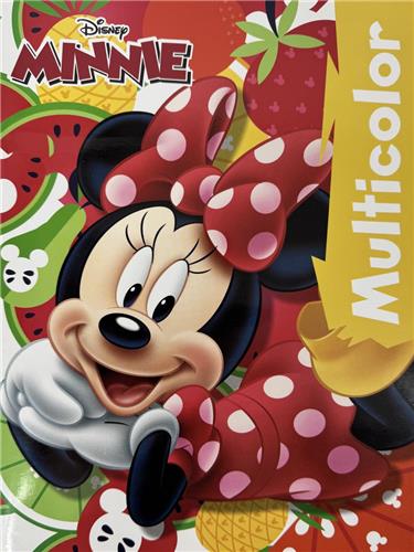 Multicolor - Disney Minnie - Kleurboek over Minnie Mouse - 32 Pagina's - 17 Kleurplaten en 17 Voorbeelden - Voor Kinderen - Knutselen - Creatief - Uitermate Geschikt voor Kleurpotloden en Wasco