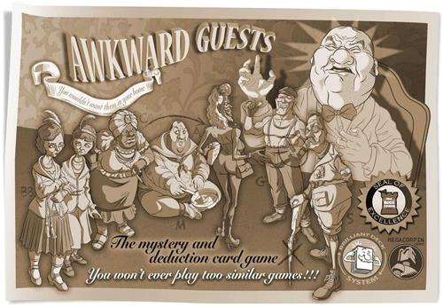 Awkward Guests The Walton Case - Detective kaartspel - 12+ jaar - Engelstalig