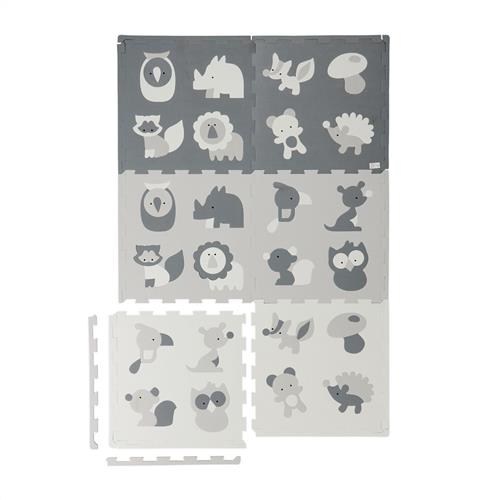 puzzelmat - met 6 speeltegels - 149x100 cm - foam - baby