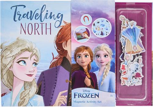 Frozen Elsa & Anna Magnetisch Kleurboek - Activiteiten Boek - Magnetisch & Duurzaam Spel - Magnetic Games - Creatief Speelgoed van Frozen - Cadeau voor Meisjes - 3 tot 6 jaar - Magnetisch Kleurboek / Kleurplaat / Fantasie Speelgoed
