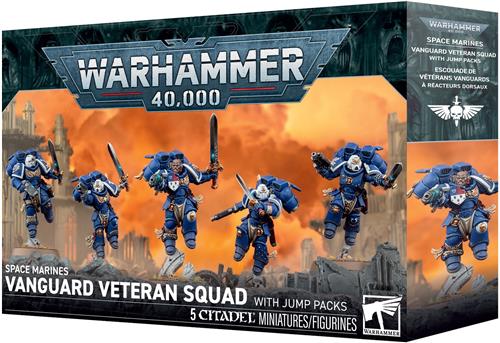 Space Marines Vanguard Veterans with Jump Packs