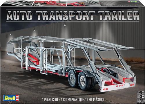 Revell Modelbouwpakket - 11509 Auto Transport Trailer Aanhanger - Voor 6 auto's - Modelbouw Set - 1:24 en 1:25