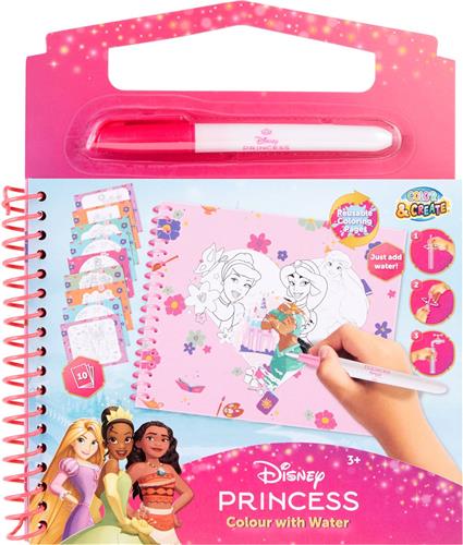 Disney Princess Waterkleurboek