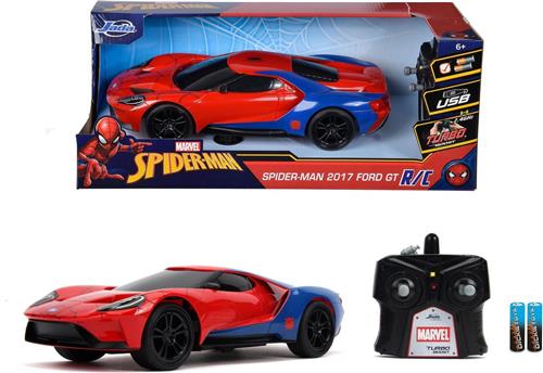 Jada Toys - Marvel Spider-Man RC 2017 Ford GT 1:16