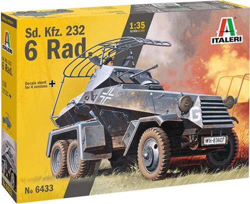1:35 Italeri 6433 Sd. Kfz. 232 6 Rad. Plastic Modelbouwpakket