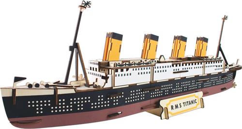 Bouwpakket Titanic- hout