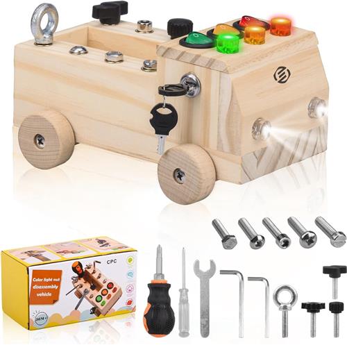 Equivera Busy Board - Montessori Speelgoed - Busy Board Montessori - Activity Board - Activiteitenbord - Motoriek Speelgoed - Educatief - Sensorisch Speelgoed