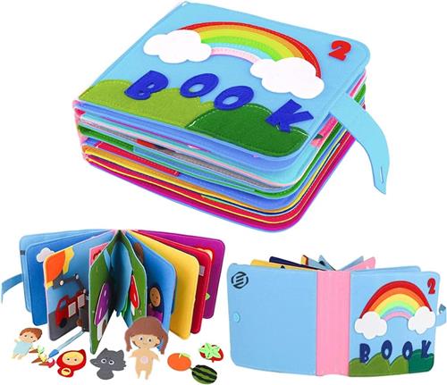 Equivera Busy Board - Montessori Speelgoed - Busy Board Montessori - Activity Board - Activiteitenbord - Motoriek Speelgoed - Educatief - Sensorisch Speelgoed