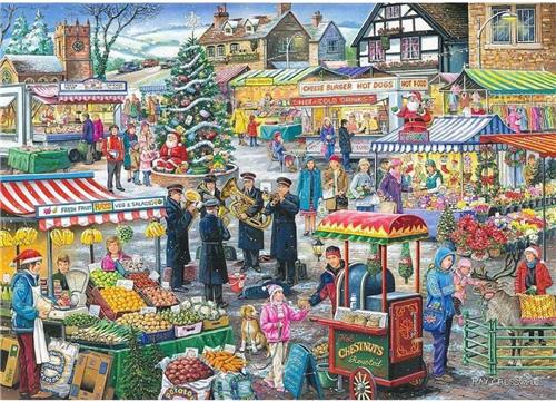 House of Puzzles No.5 - Festive Market - 1000 Piece Jigsaw Puzzle
