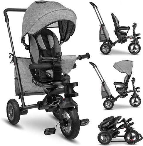 Driewieler Met Duwstang - Duwstang Kinderfiets - Baby Fiets - Fiets Met Duwstang - Driewieler Met Duwstang Jongen