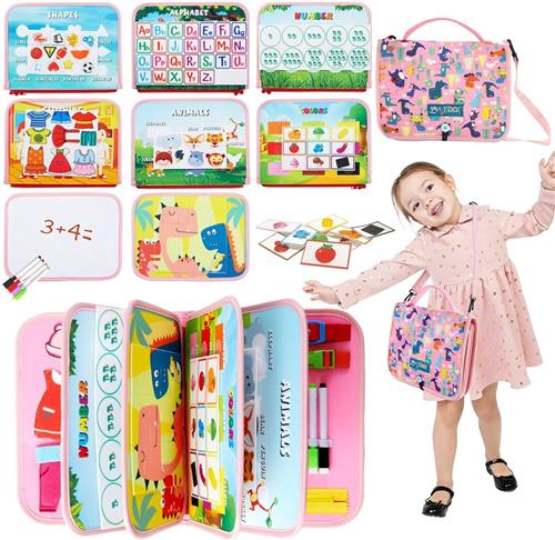 Solacis Speelgoed voor onderweg - Speelgoed voor in de auto - Reisspeelgoed - Speelgoed voor op reis - Autospeelgoed onderweg - Must have voor op reis!