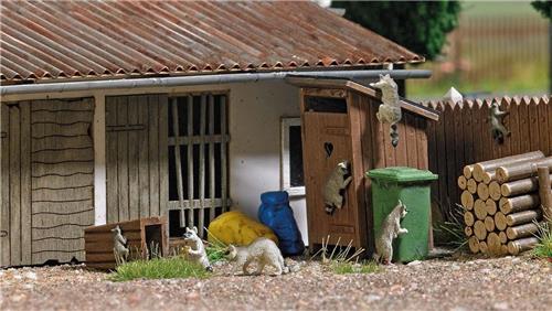 Busch - A-set: Waschbaren H0 (5/21) * - BU7922 - modelbouwsets, hobbybouwspeelgoed voor kinderen, modelverf en accessoires