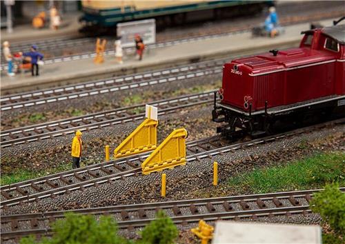 Faller - 2 Tilting bumpers - FA120321 - modelbouwsets, hobbybouwspeelgoed voor kinderen, modelverf en accessoires