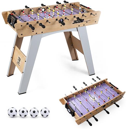 COSTWAY 2-in-1 tafelvoetbal met afneembare poten