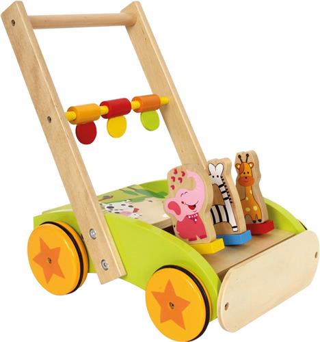 Small Foot Loopwagen Dieren-revue - Vanaf 1 Jaar - 37 Cm