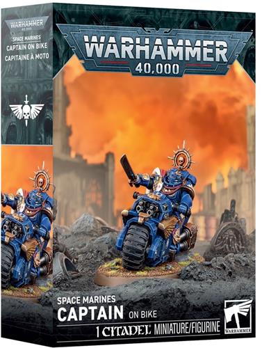 Space Marines Captain on Bike