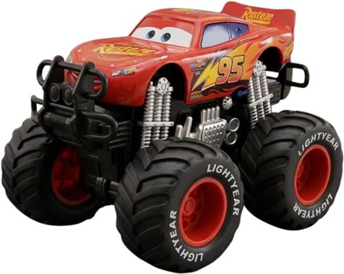Cars Monster Truck - Bliksem McQueen met Gigantische Wielen - Speelgoedvoertuig voor Kinderen - Geschikt vanaf 3 jaar