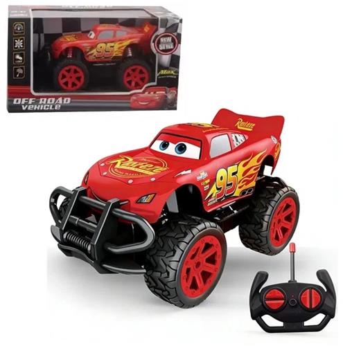 Bestuurbare Bliksem McQueen Monster Truck  RC Speelgoedauto met Afstandsbediening  Off-Road Racewagen  Voor Kinderen vanaf 3 Jaar