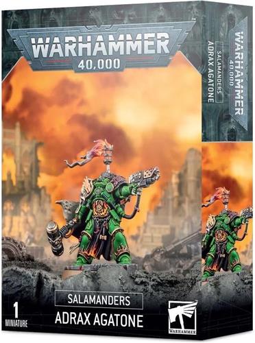 Warhammer 40.000 Space Marines Salamanders Adrax Agatone