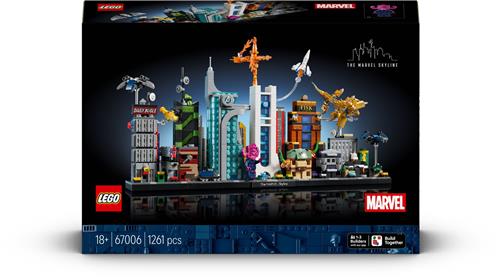 LEGO Marvel De Marvel Skyline Decoratie en Bouwpakket voor Volwassenen - 67006
