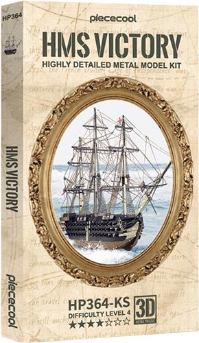 PIECECOOL -HMS VICTORY - Geronimo Games - Hobby - Metalen Model - Level 4 - 389 stukjes