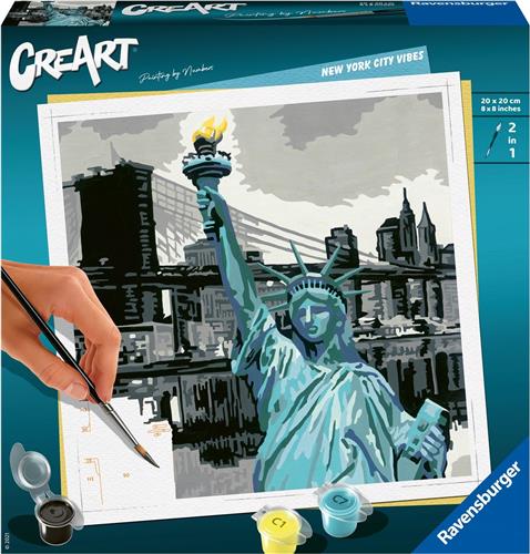 Ravensburger Schilderen op nummer CreArt New York City voor volwassenen - Hobbypakket - Vanaf 12 jaar