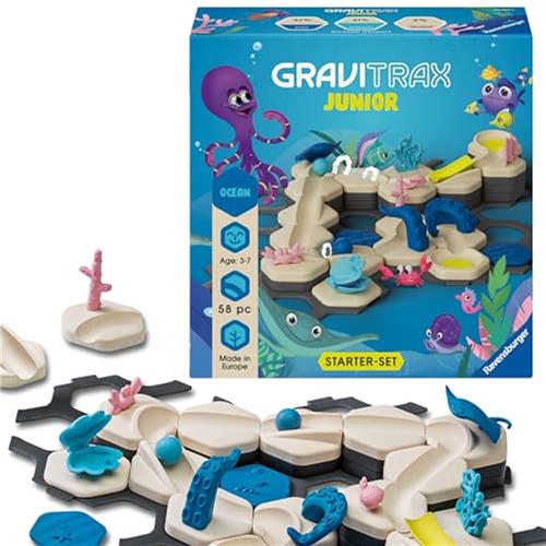 GraviTrax Junior Starter Set S Ocean 58 onderdelen - Knikkerbaan - Starterset - 58 onderdelen - Vanaf 3 jaar
