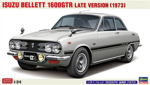 Hasegawa Modelbouwpakket Auto - 20823 Isuzu Bellett 1600GTR Late Version 1973 - Japanse Klassieke Sportauto Plastic - 1:24 - Modelbouw