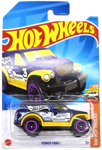 HOT WHEELS POWER PANEL BF GOODRICH 3 PURPER YELLOW 189/250 (1:64) HOT TRUCKS 5/10 LONG CARD 2023