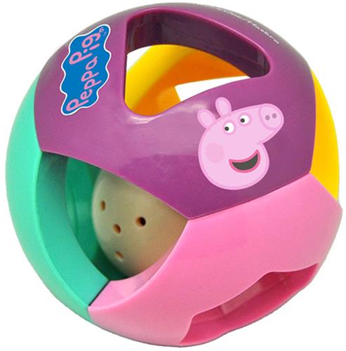 Peppa Pig Baby Rammelbal - Babyspeelgoed - Zintuiglijke Ontwikkeling - Roze / Multi