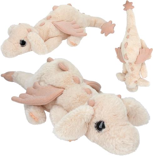 Depesche - SNUKIS knuffel draak - abrikoos