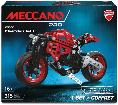 Meccano Pro Ducati Monster - Bouwset - 315 onderdelen - Schaal 1:12