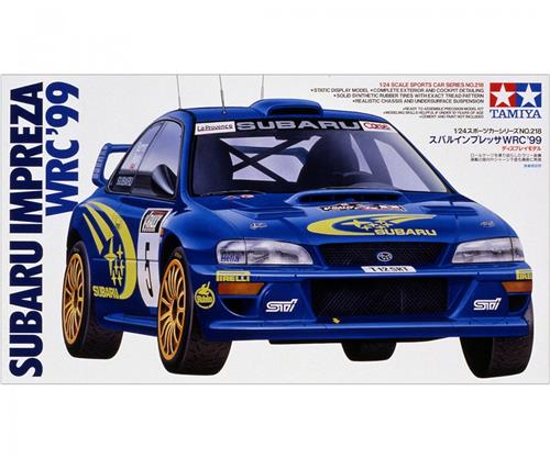 Tamiya Modelbouwpakket Auto - 24218 Subaru Impreza WRC '99 Plastic - 1:24 - Modelbouw