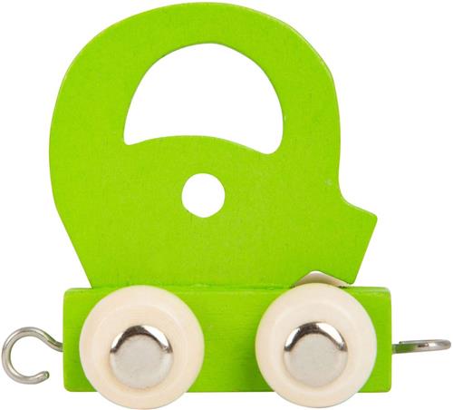 small foot - Coloured Letter Train Q