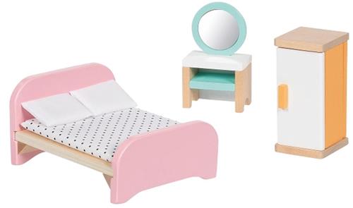 Goki Copenhagen Doll Furniture Bedroom Set