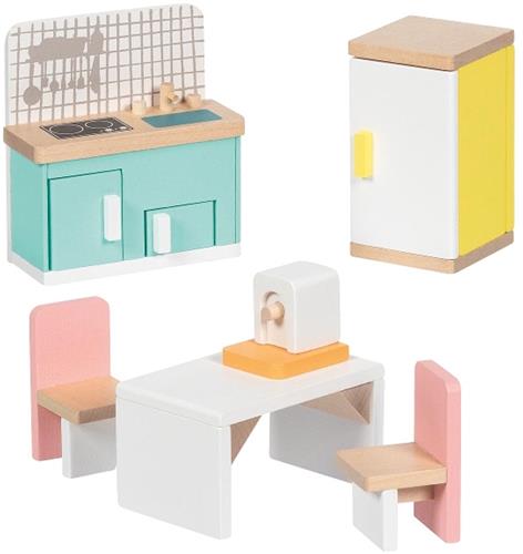Goki Copenhagen doll furniture series kitchen