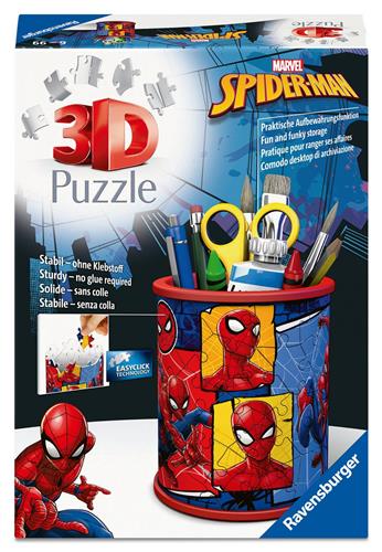 Ravensburger Spider-Man 3D Puzzel Stiftenhouder - 54 Stukjes - Vanaf 6 Jaar
