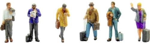 NOCH 35315 N Zakenreizigers figuren Geverfd, Staand