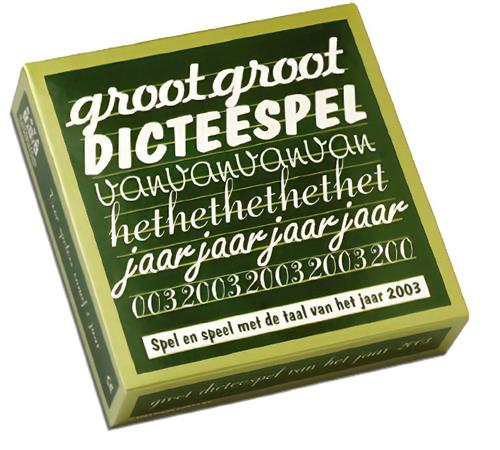Groot Dictee Spel Reiseditie