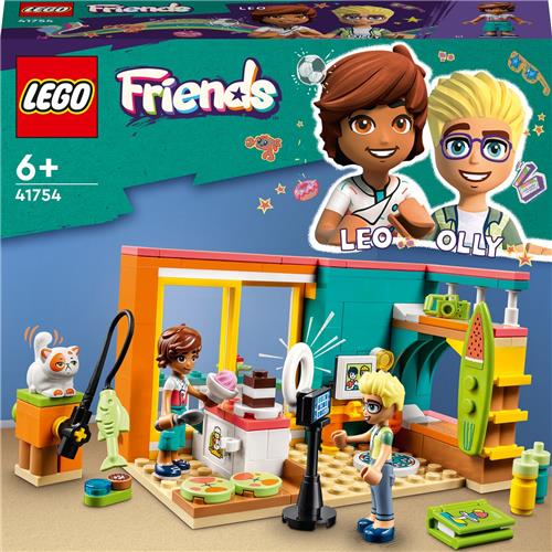 LEGO Leo's kamer Reisspeelgoed met Minipoppetjes, Accessoires en Huisdier - 41754